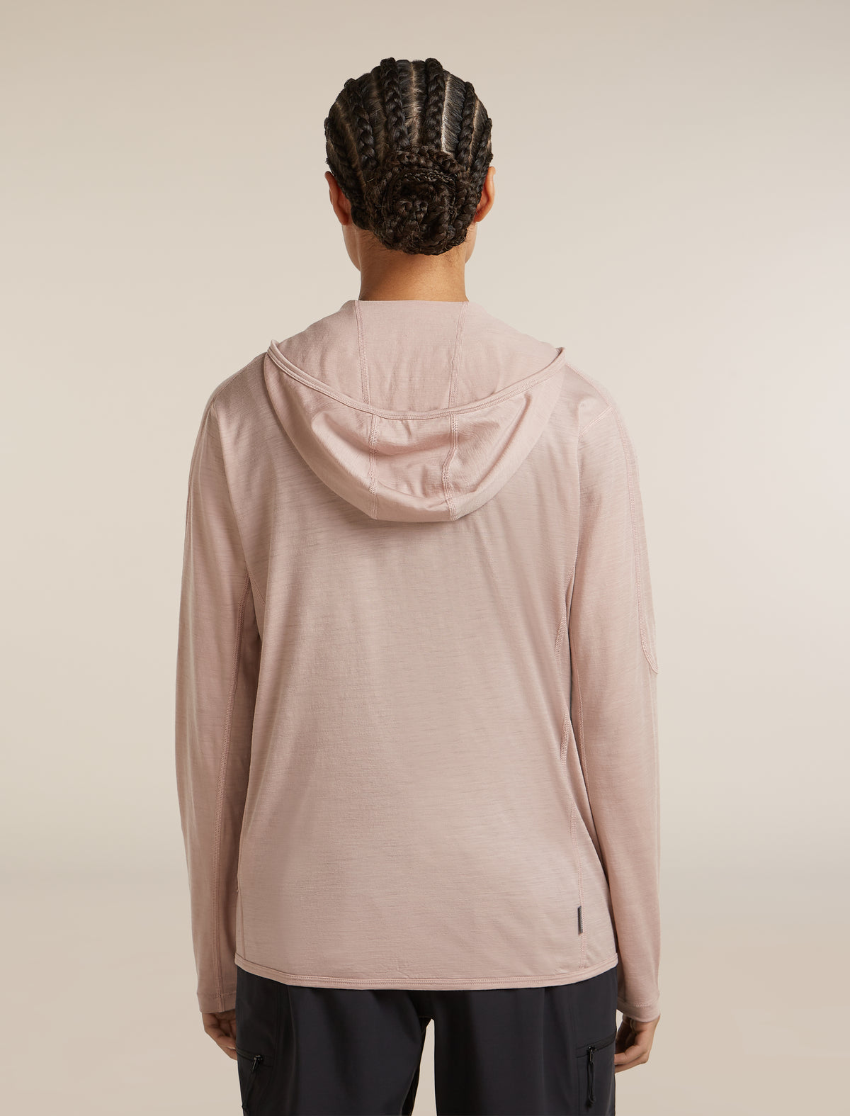 Women’s 150 MerinoFine™ Ace Long Sleeve Zip Hoodie Pink quartz - 2