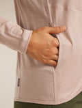 Women’s 150 MerinoFine™ Ace Long Sleeve Zip Hoodie Pink quartz - 8