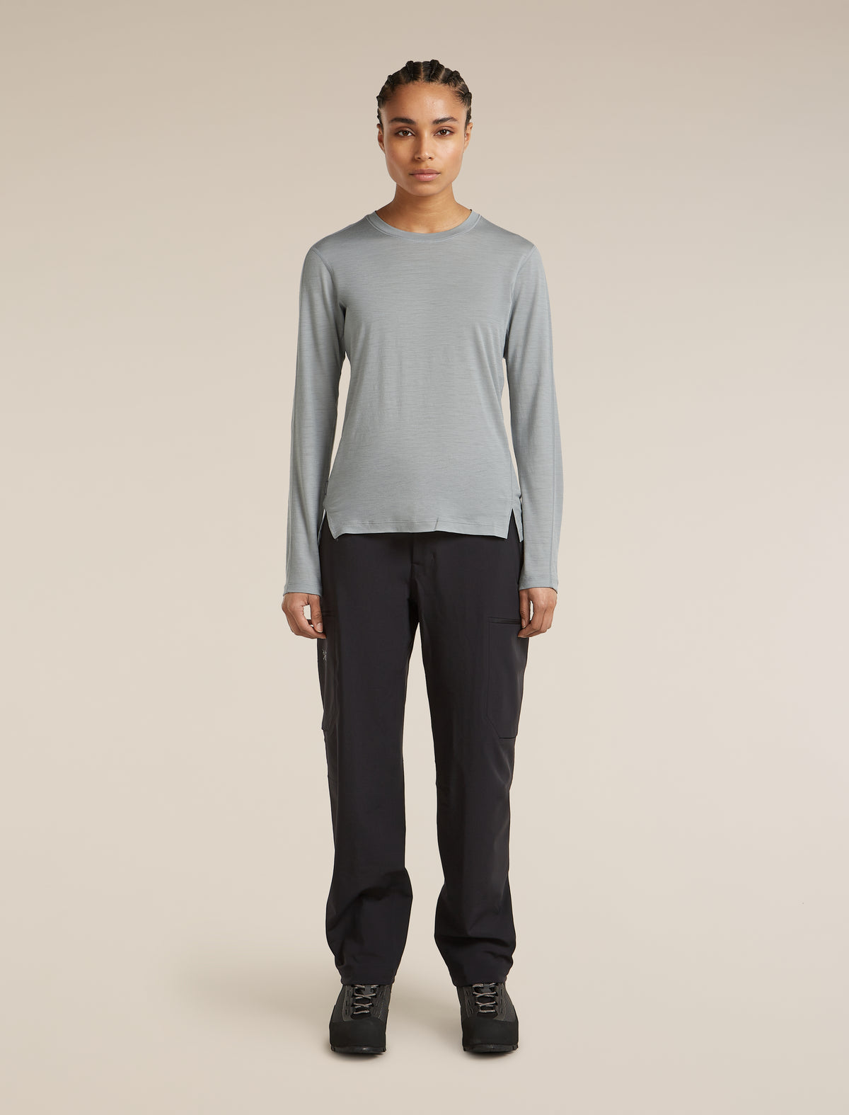 Women’s 150 MerinoFine™ Ace Long Sleeve T-Shirt Proto grey - 3