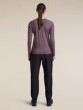Women's 150 MerinoFine™  Ace Long Sleeve T Shirt Grey Plum - 7