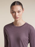 Women's 150 MerinoFine™  Ace Long Sleeve T Shirt Grey Plum - 8