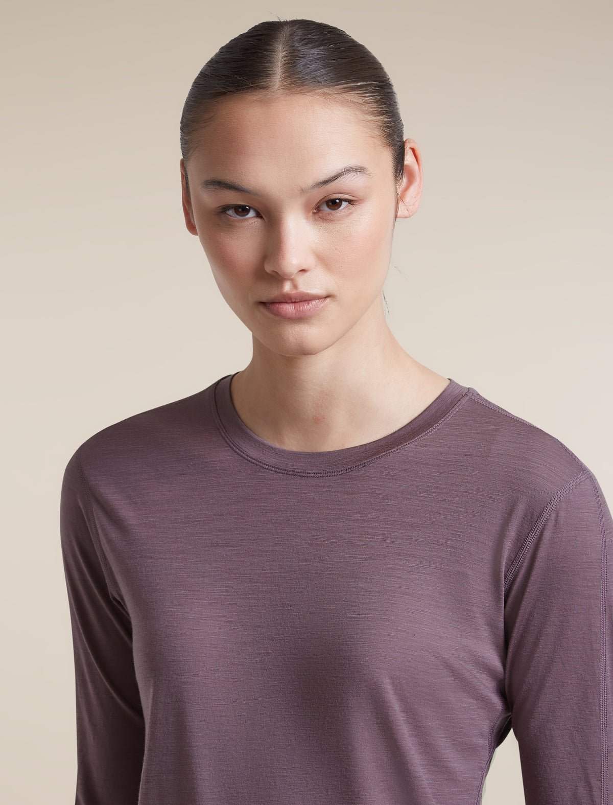 Women's 150 MerinoFine™  Ace Long Sleeve T Shirt Grey Plum - 8