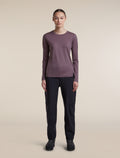Women's 150 MerinoFine™  Ace Long Sleeve T Shirt Grey Plum - 3