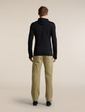 Men's Merino Blend 200 RealFleece™  Descender Long Sleeve Zip Hoodie Black - 8