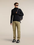 Men's Merino Blend 200 RealFleece™  Descender Long Sleeve Zip Hoodie Black - 4