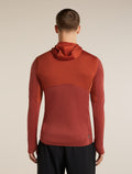 Men's Merino Blend 200 RealFleece™  Descender Long Sleeve Zip Hoodie Agate/Port - 2