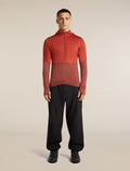 Men's Merino Blend 200 RealFleece™  Descender Long Sleeve Zip Hoodie Agate/Port - 3