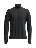 Men's Merino Blend 300 RealFleece™  Descender Long Sleeve Zip Black - 1