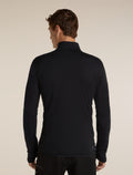 icebreaker-apac Men's Merino Blend 300 RealFleece™  Descender Long Sleeve Zip Black Men - 2