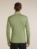 Men's Merino Blend 300 RealFleece™  Descender Long Sleeve Zip Lichen - 2