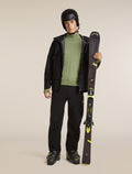 Men's Merino Blend 300 RealFleece™  Descender Long Sleeve Zip Lichen - 4