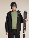 Men's Merino Blend 300 RealFleece™  Descender Long Sleeve Zip Lichen - 5