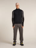 Men's Merino Blend 300 RealFleece™  Descender Vest Black - 4