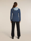 Women's Merino Blend 300 RealFleece™  Descender Long Sleeve Zip Hoodie Dawn/Zinc Blue - 9