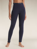 Women’s Merino 200 Sonebula Thermal Leggings Midnight Navy/Snow - 1