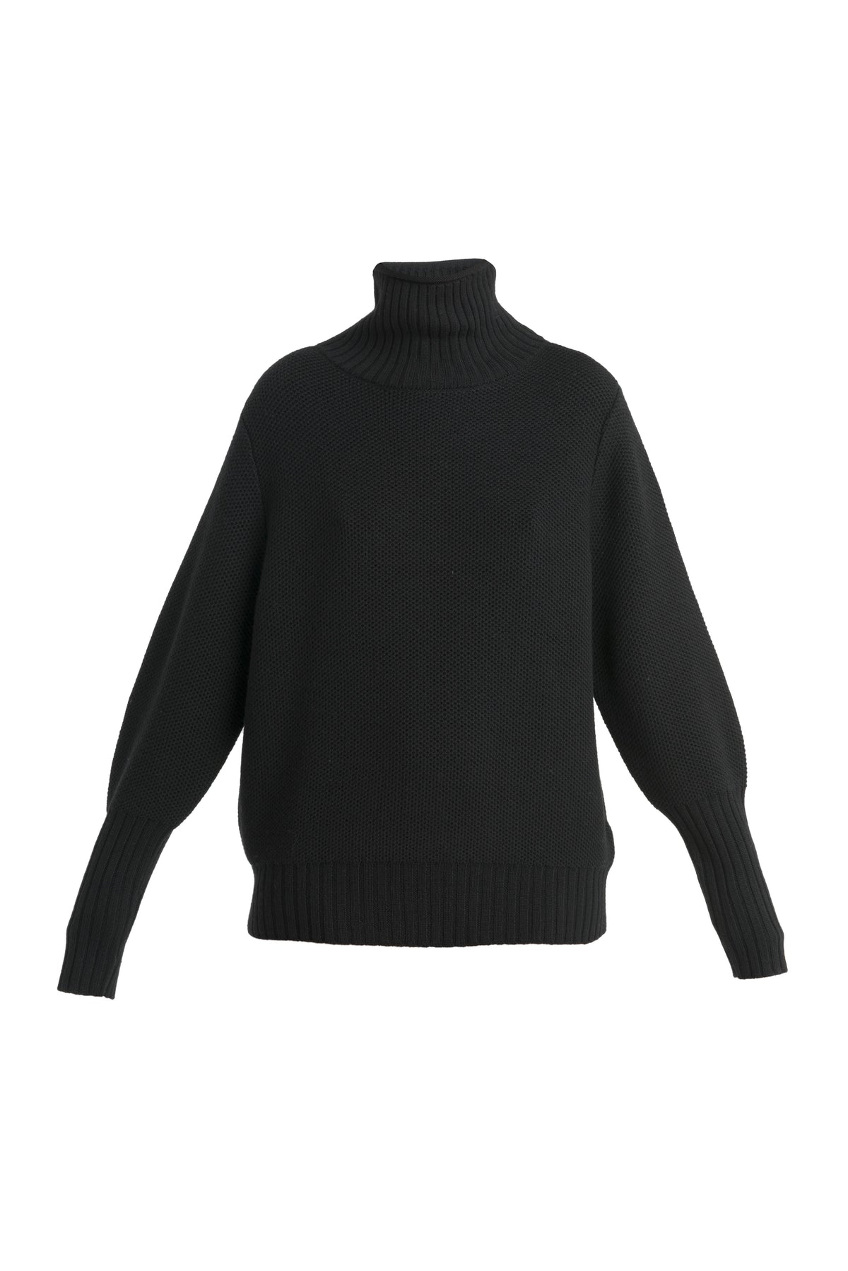 Women’s Seevista Funnel Neck Sweater Black - 7
