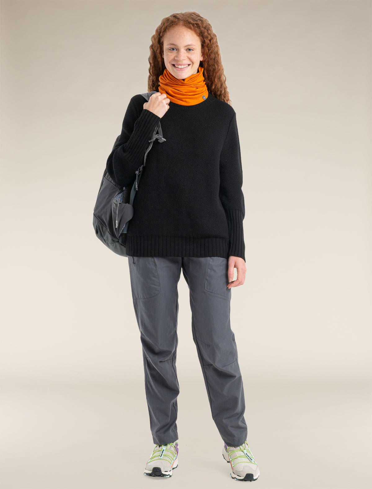 Women’s Seevista Funnel Neck Sweater Black - 4