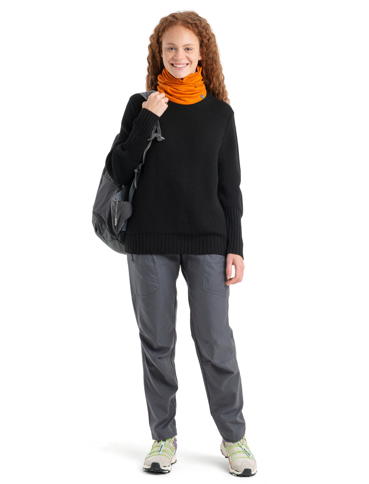Women’s Seevista Funnel Neck Sweater Black - 5