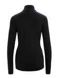 Women’s Original Long Sleeve Half Zip Top Black - 8
