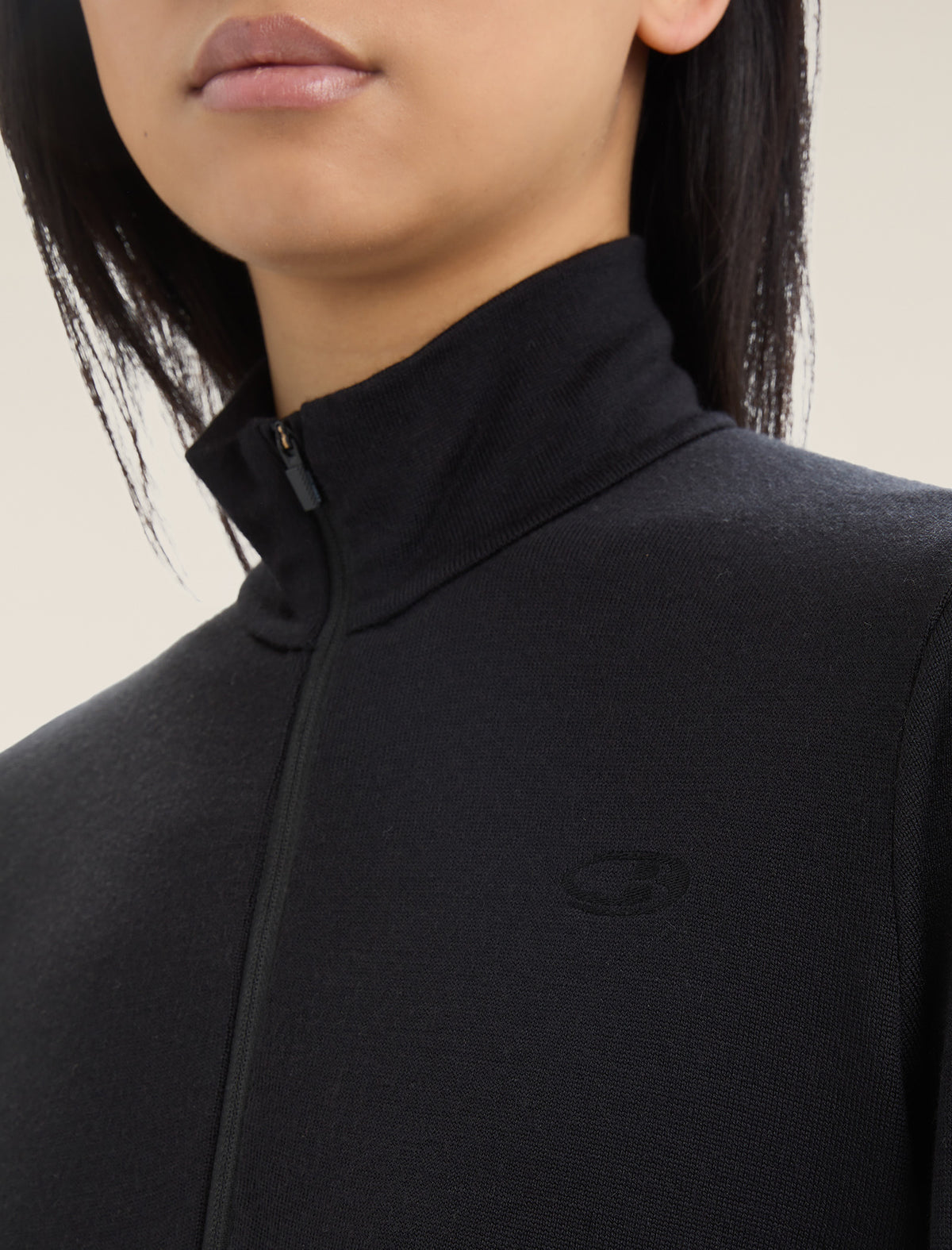 Women’s Original Long Sleeve Half Zip Top Black - 4