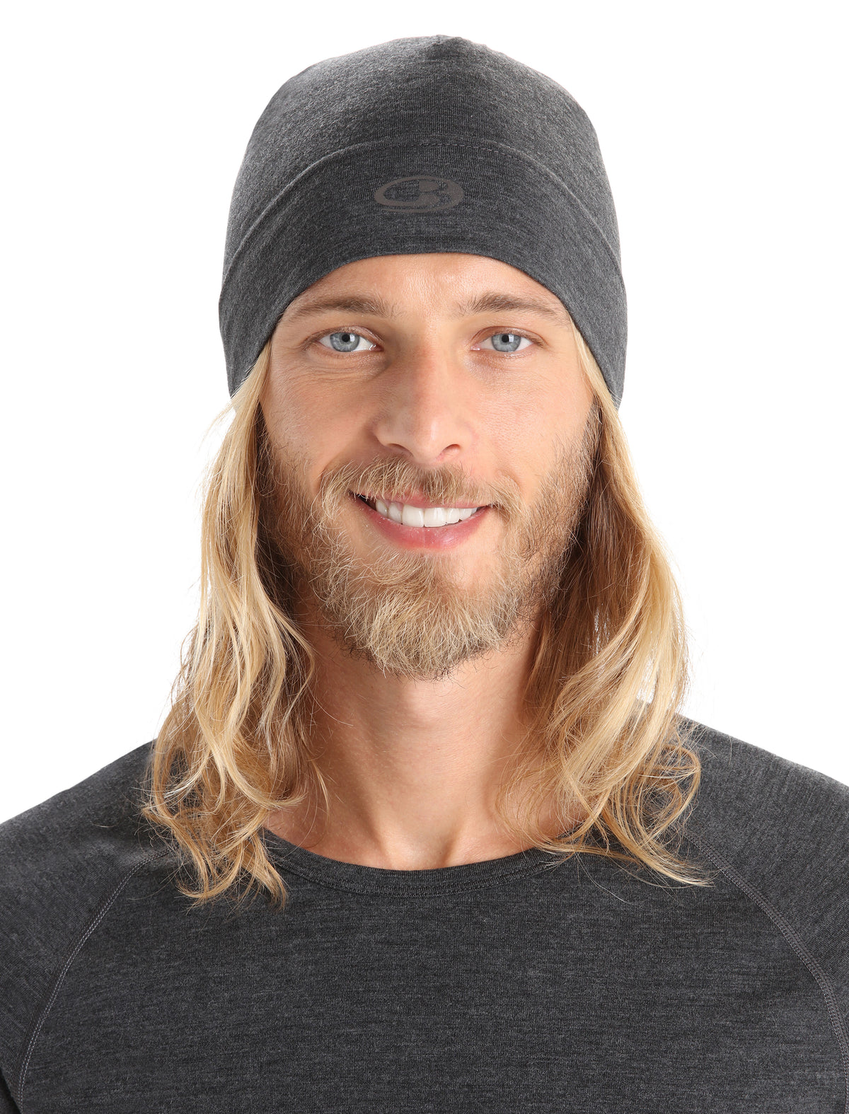Unisex Merino Chase Beanie Jet Heather - 2