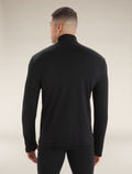 Men’s Original Long Sleeve Half Zip Top Black - 3