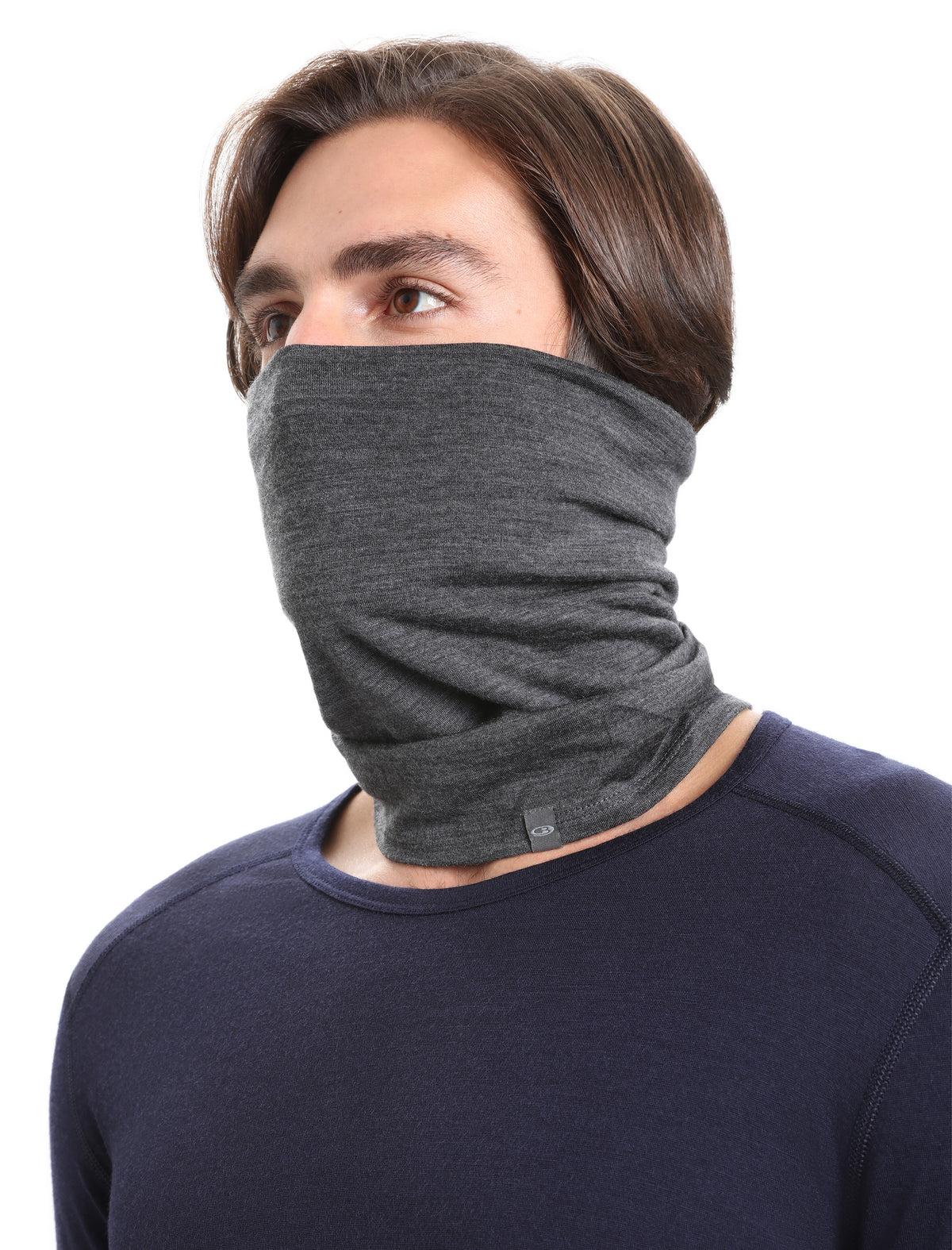 Unisex Merino 200 Flexi Chute Jet Heather - 10