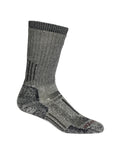 Women’s Merino Mountaineer Mid Calf Socks Jet Heather/Espresso - 1