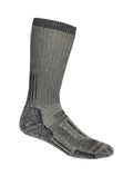 Men’s Merino Mountaineer Mid Calf Socks Jet Heather/Espresso - 1