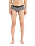 Women’s Merino Sprite Hot Pants Gritstone Heather - 1