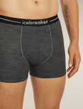 Men’s Merino 150 Anatomica Boxers Gritstone Heather Stripe - 7