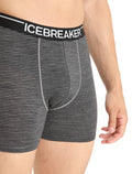 Men’s Merino 150 Anatomica Boxers Gritstone Heather Stripe - 4