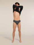 Men’s Merino 150 Anatomica Briefs Jet Heather - 5