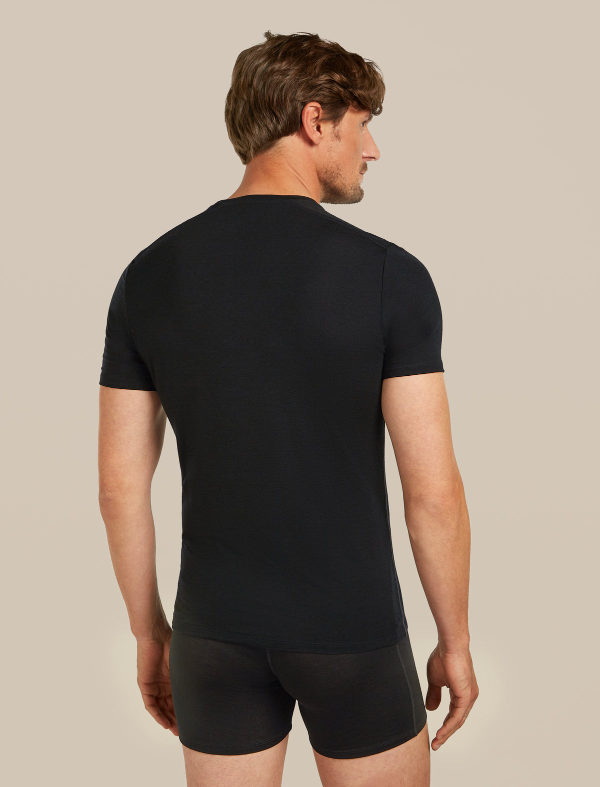 Men’s Merino 150 Anatomica Short Sleeve Crew Top Black - 2