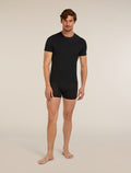 Men’s Merino 150 Anatomica Short Sleeve Crew Top Black - 3