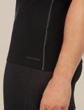Men’s Merino 150 Anatomica Short Sleeve Crew Top Black - 4