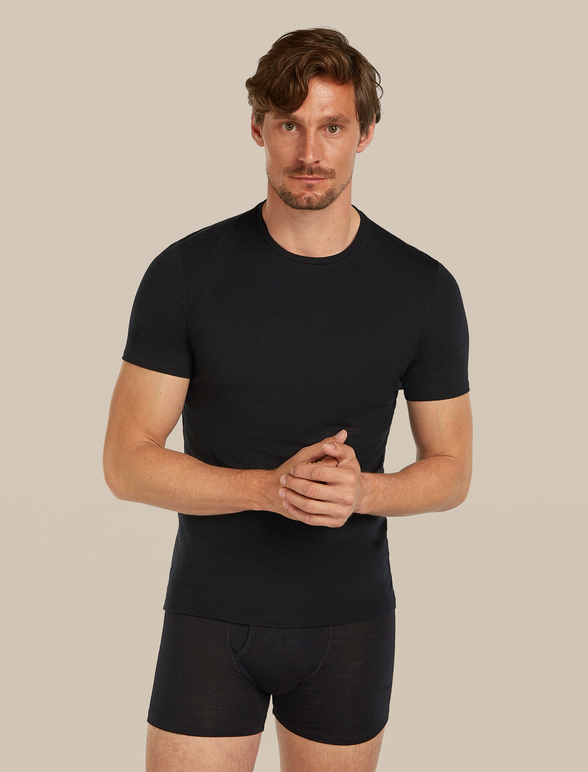 Men’s Merino 150 Anatomica Short Sleeve Crew Top Black - 5