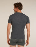 Men’s Merino 150 Anatomica Short Sleeve Crew Top Jet Heather - 2