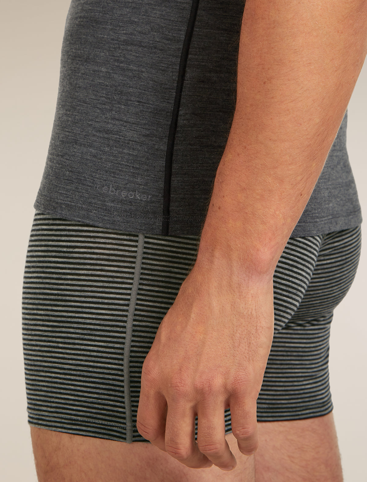 Men’s Merino 150 Anatomica Short Sleeve Crew Top Jet Heather - 7