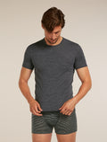 Men’s Merino 150 Anatomica Short Sleeve Crew Top Jet Heather - 5