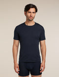 Men’s Merino 150 Anatomica Short Sleeve Crew Top Midnight Navy - 1