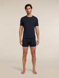 Men’s Merino 150 Anatomica Short Sleeve Crew Top Midnight Navy - 3