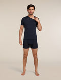 Men’s Merino 150 Anatomica Short Sleeve Crew Top Midnight Navy - 5