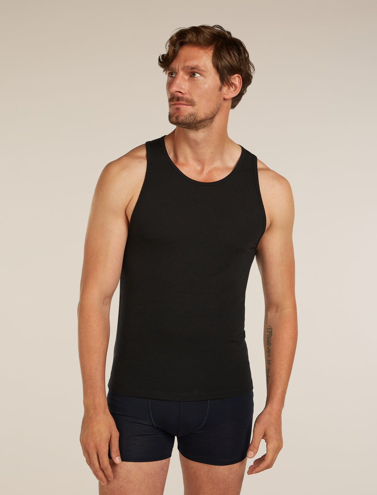 Men’s Merino 150 Anatomica Tank Black - 1