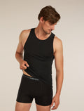 Men’s Merino 150 Anatomica Tank Black - 7