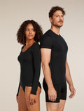 Women’s Merino 150 Siren Long Sleeve Sweetheart Top Black - 3