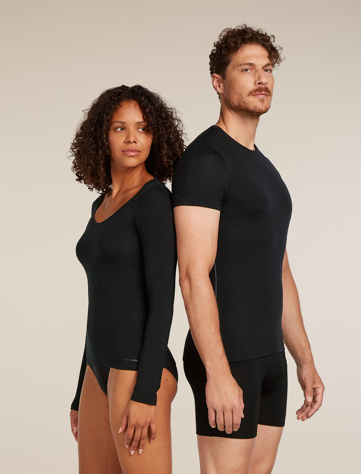 Women’s Merino 150 Siren Long Sleeve Sweetheart Top Black - 2
