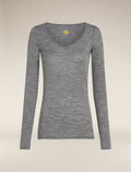 Women’s Merino 150 Siren Long Sleeve Sweetheart Top Gritstone Heather - 9