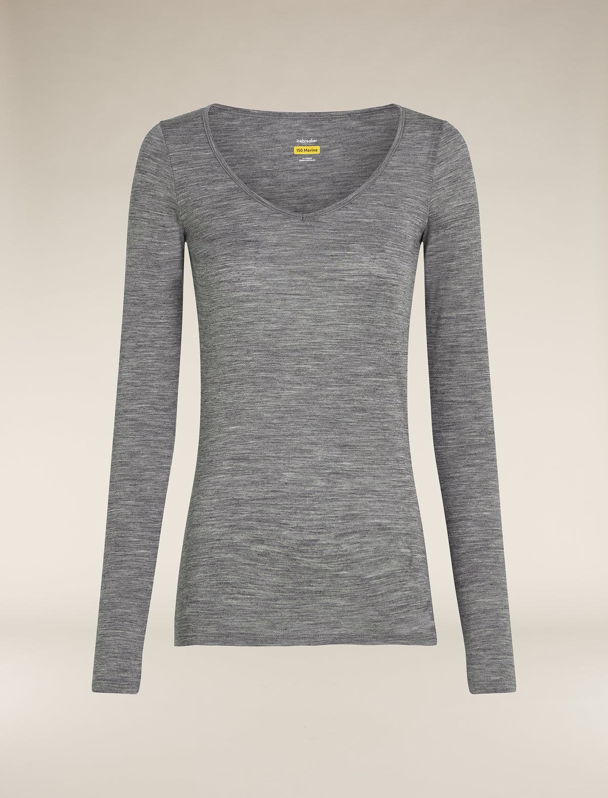 Women’s Merino 150 Siren Long Sleeve Sweetheart Top Gritstone Heather - 9