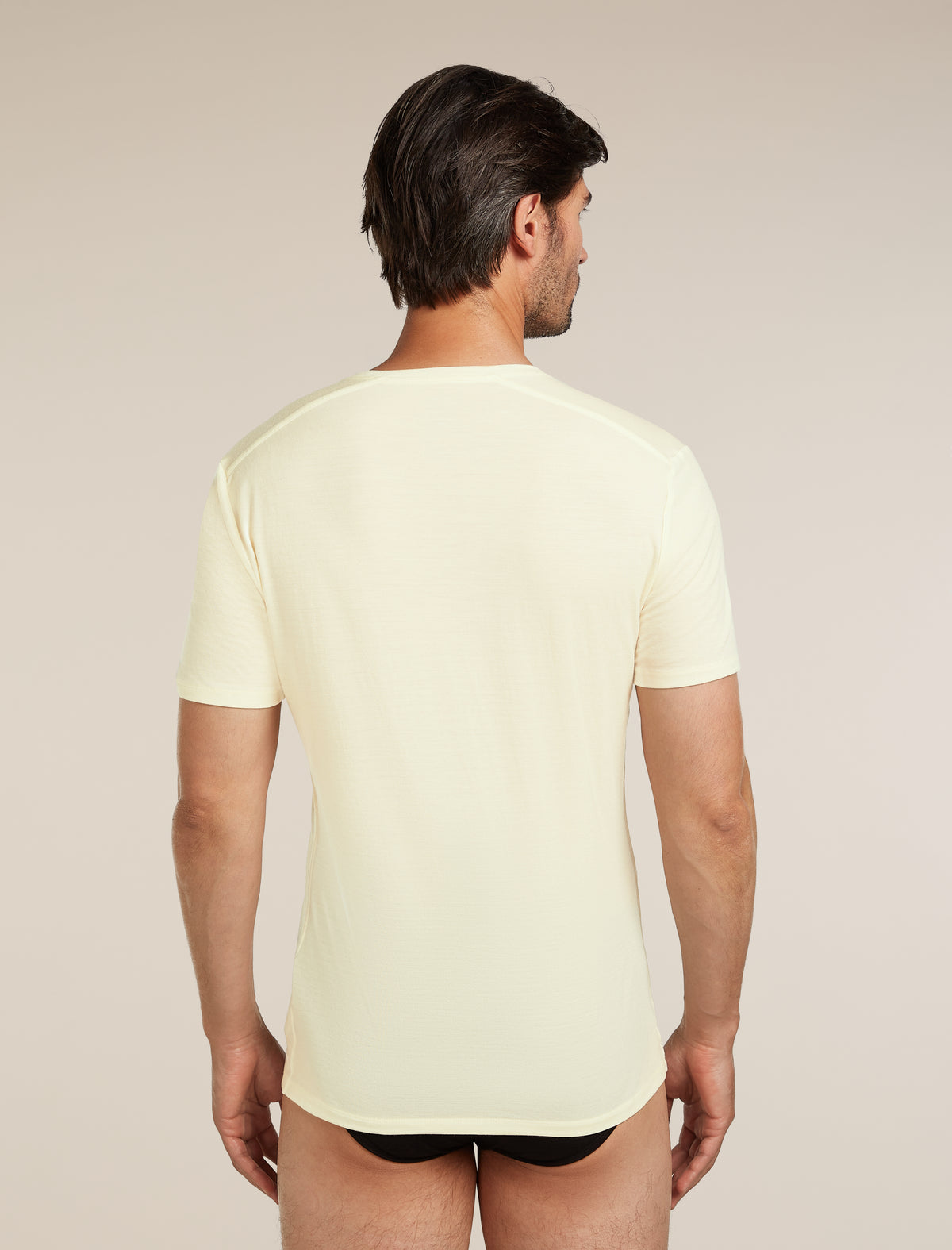 Men’s Merino 150 Anatomica Short Sleeve V Neck Top Undyed - 2